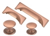 Windsor rose gold cup handles and matching knobs collection